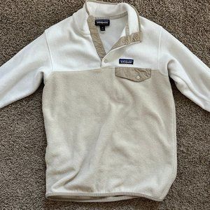 Patagonia Women's Lightweight Synchilla Snap-T Fleece Pullover - Cream/Beige
